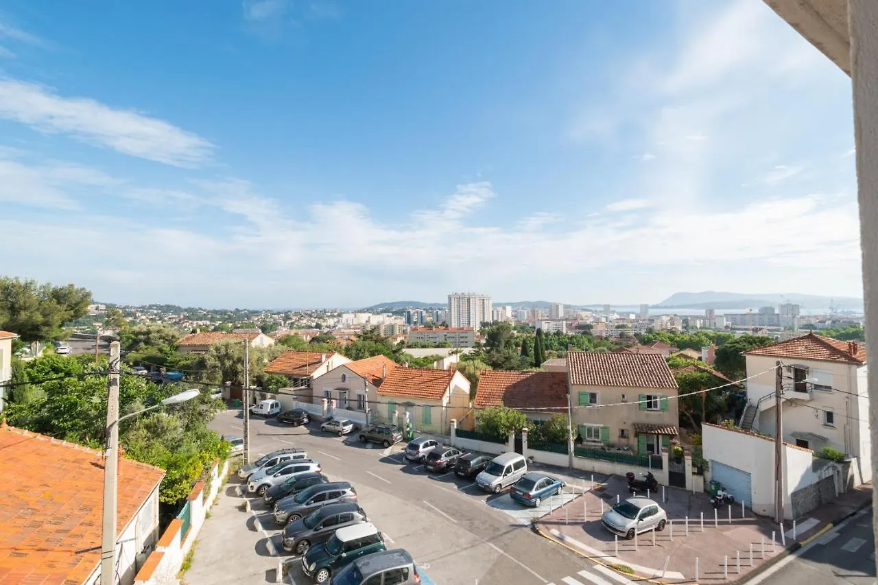 Duplex, vue mer, proche du centre ville, 4P Toulon France
